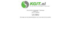 Desktop Screenshot of kgit.nl